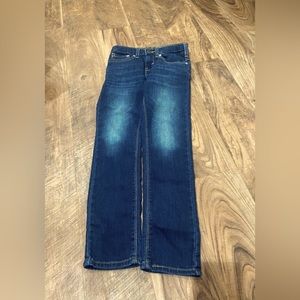 Denizen from Levi’s 216 Skinny fit size 10 regular.  Adjustable.